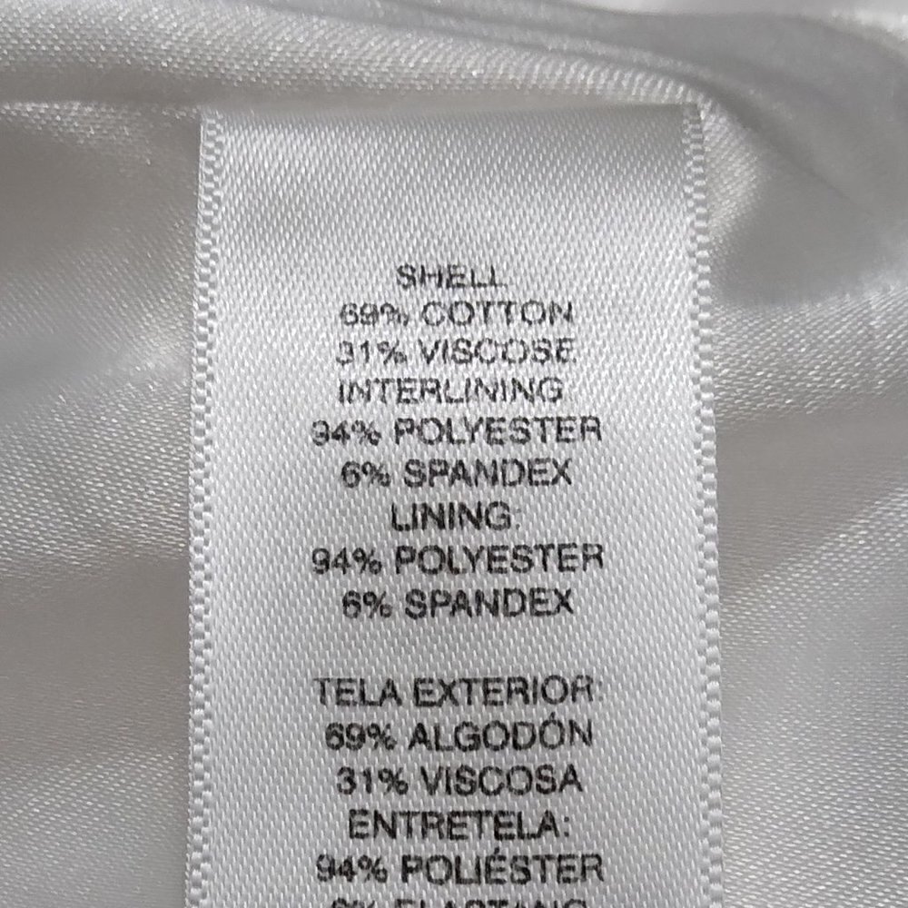 WHBM | Sleeveless Tiered Lace Shift Dress White | Size 00 - Picture 10 of 12